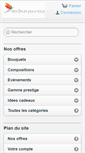 Mobile Screenshot of desfleurspourtous.com